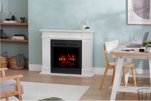 Rail 1.5W Medium Electric Fireplace